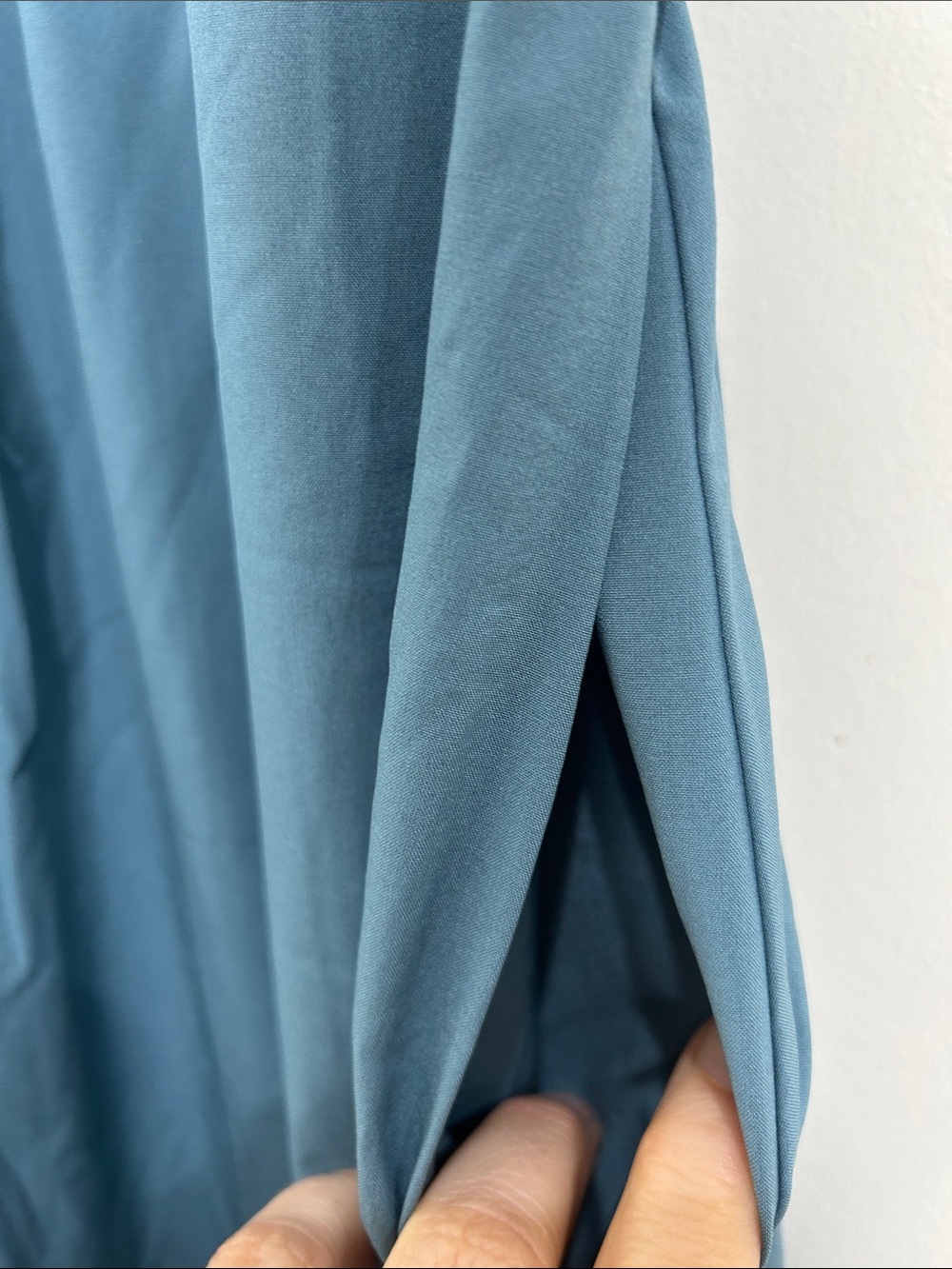 NWT HALARA Breezeful Midi Casual Dress Stone Blue Size XL - Picture 10 of 15